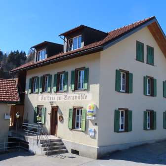 Il ristorante Bergmühle a Masein