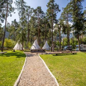 Tipi in affitto dal TCS Camping Thusis Viamala