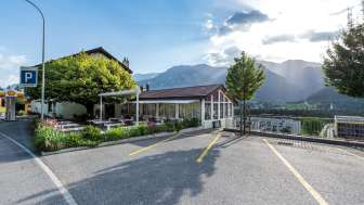 La Pizzeria Bernina in estate