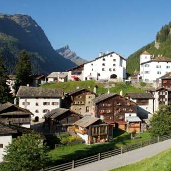 Splügen in estate