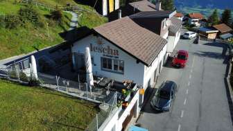 Il ristorante Lescha sull'Heinzenberg