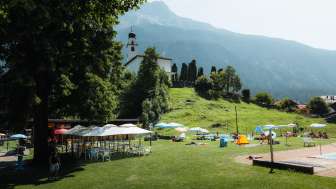 Il ristorante della piscina all'aperto Andeer