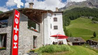 Vista dall'Hotel Alte Herberge Weiss Kreuz