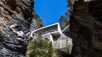 Il centro visitatori della gola di Viamala