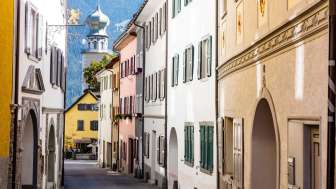 Visita del villaggio di Thusis
