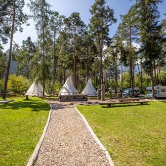 Tipi in affitto dal TCS Camping Thusis Viamala