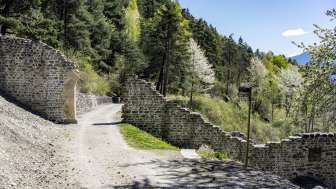 La Porta Retica vicino a Rothenbrunnen