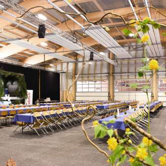 Evento aziendale nella Bündner Arena Cazis