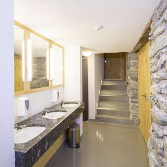 La pensione Alpenrose a Juf in Avers