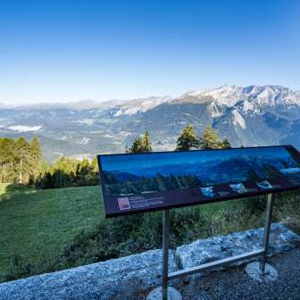 Punto panoramico di Sardona vicino a Feldis