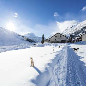 Hinterrhein in inverno
