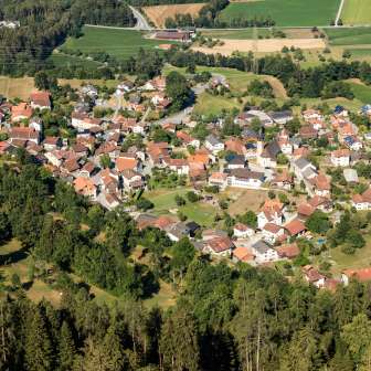 Scharans dall'alto