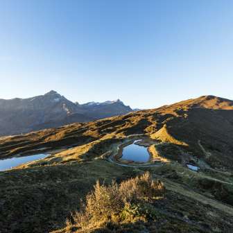 Lago Bischol e lago Pascuminer sull'Heinzenberg