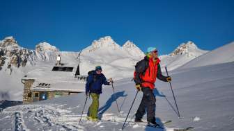 Il CAS Cufercalhütte in estate