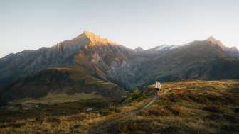 Tramonto sul Glaser Ridge Tramonto sul Glaser Ridge