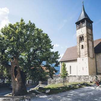 Tour ciclistico dei ghiacciai tappa 3 a Thusis