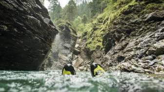 Canyoning nella Gola della Viamala