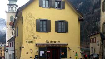Il ristorante Schäfli a Thusis