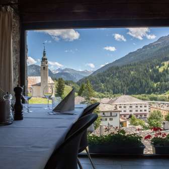 La vista dalla sala da pranzo