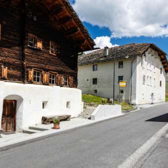 Podestatenhaus di Avers in estate