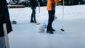 Il campo di ghiaccio naturale di Hüschera Splügen, con i suoi riccioli