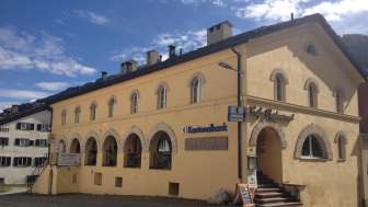 L'antica dogana di Splügen in estate