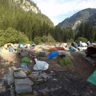 Campeggio Bodhi nel Magic Wood vicino ad Ausserferrera