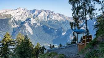 Punto panoramico di Sardona vicino a Feldis