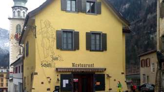 Il ristorante Schäfli a Thusis
