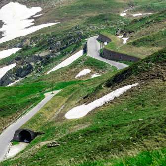 La galleria di valanghe sul Passo dello Splügen