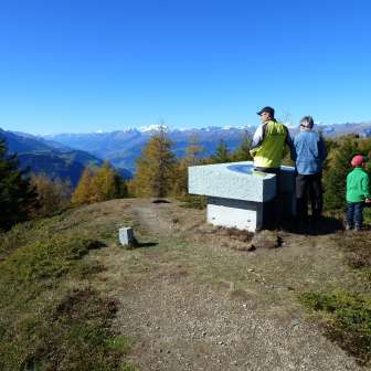 Punto di vista della stazione a monte della seggiovia Feldis-Mutta
