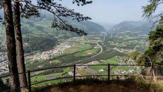 Punto panoramico di Crap Carschenna vicino a Sils i.D.