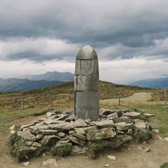 Dreibündenstein in autunno
