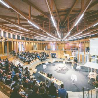 Evento aziendale nella Bündner Arena Cazis