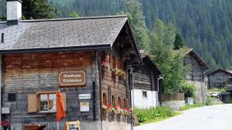 La Gasthaus Edelweiss in estate