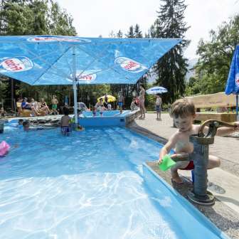 La piscina per bambini di Badi Thusis