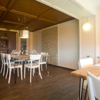 Salone del ristorante del Berghotel Sterna