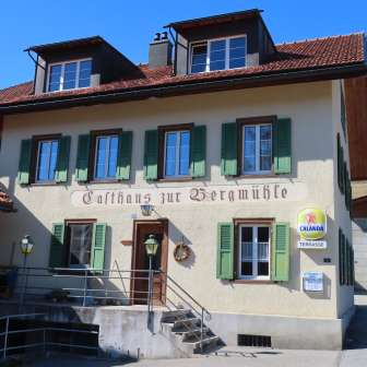 Il ristorante Bergmühle a Masein