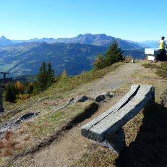 Punto di vista della stazione a monte della seggiovia Feldis-Mutta