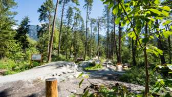 Il centro sentieri di Thusis