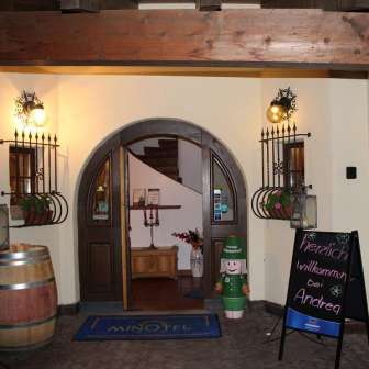 Ingresso del ristorante dell'Hotel Walserhof
