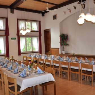 Grande sala della Gasthaus Waldheim