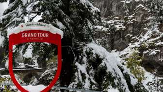 Il punto fotografico del Grand Tour della Svizzera nella Gola della Viamala