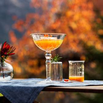 Accompagnamento delle bevande per la percezione del cibo