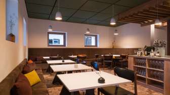 Il ristorante di Casa Caminada, arredato con stile, è un'ottima scelta.