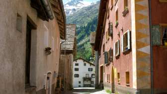 Hinterrhein in estate