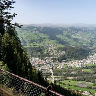 Punto panoramico di Crap Carschenna vicino a Sils i.D.