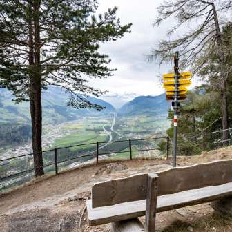 Punto panoramico di Crap Carschenna vicino a Sils i.D.