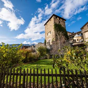 Il castello di Rietberg in autunno