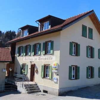 Il ristorante Bergmühle a Masein